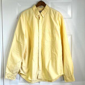 J. Crew Light Yellow Button Down Shirt